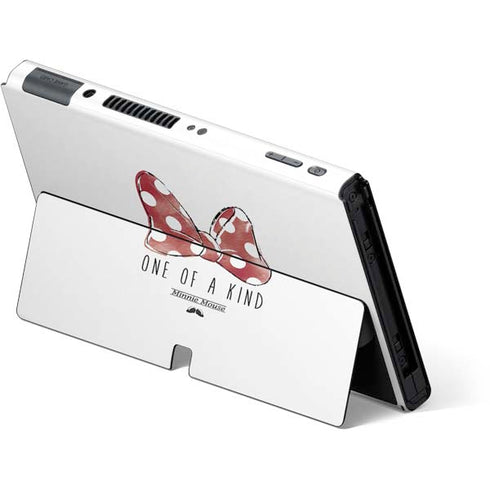 Disney Minnie Mouse One Of A Kind Bow Nintendo Switch OLED (2021) Skin